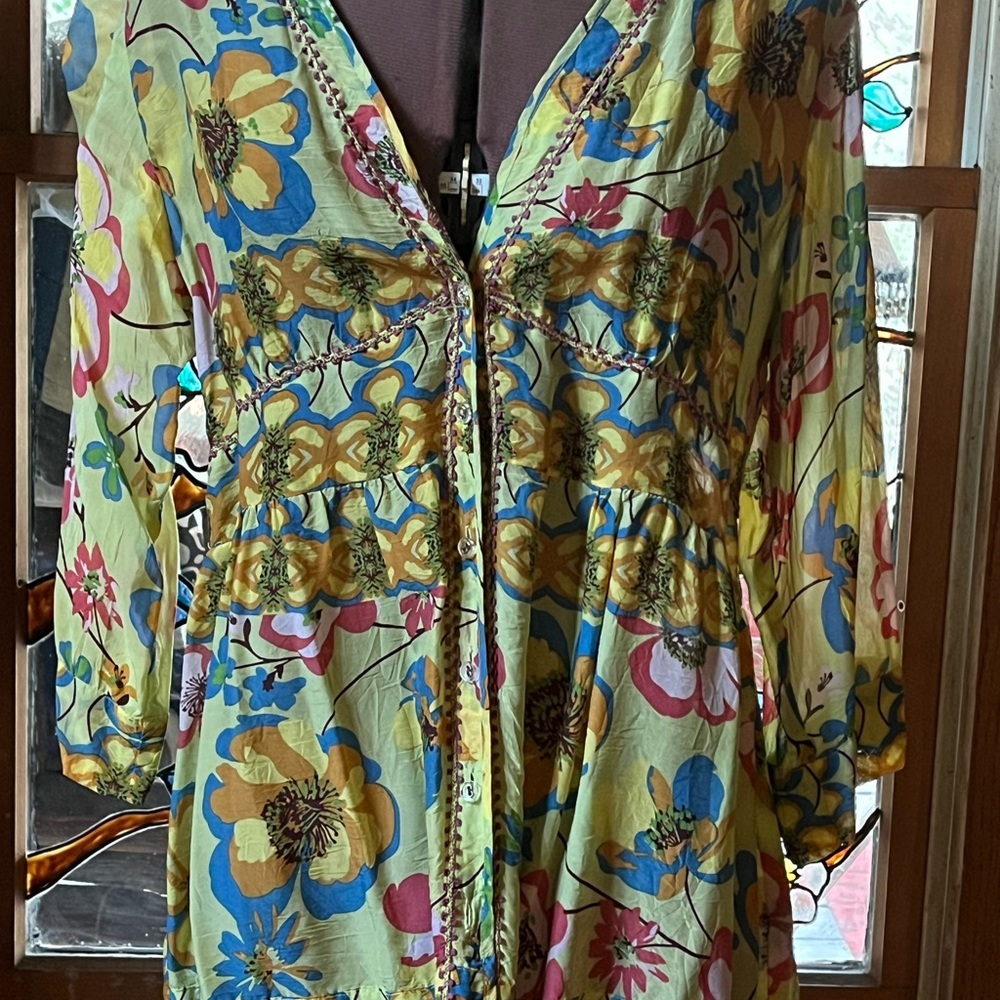Johnny Was Floral blouse